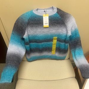 NWT Steve Madden Cropped ombre sweater
